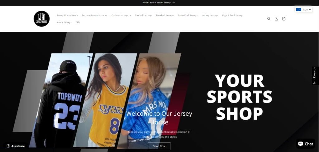 Jersey House - Homepage