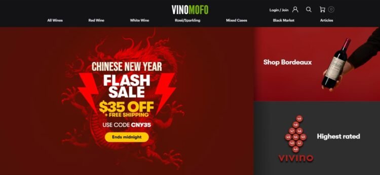 Vinomofo - Homepage